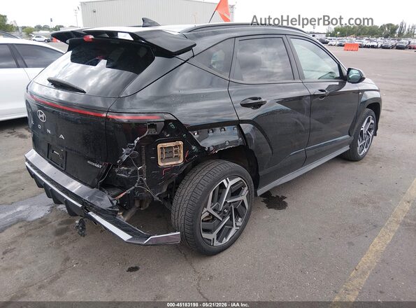 KM8HACA37RU087150 2024 HYUNDAI KONA Черный Задняя правая четверть