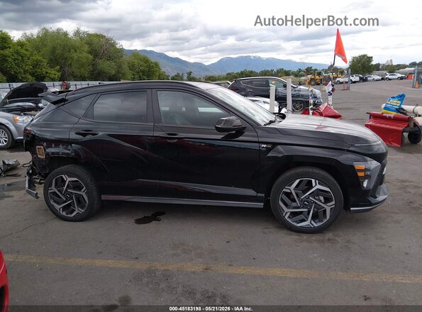 KM8HACA37RU087150 2024 HYUNDAI KONA Черный Вид задней части салона