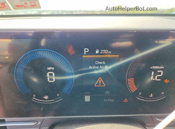 KM8HACAB4TU423366 2026 HYUNDAI KONA Blue Вид щитка приладів