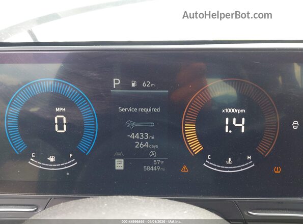 KM8HACAB9RU143984 2024 HYUNDAI KONA Silver Widok tylnych siedzeń