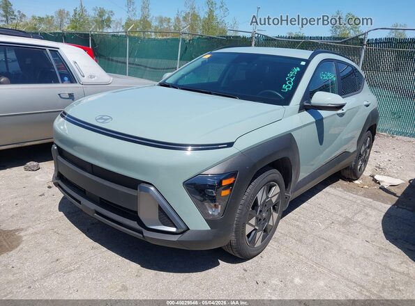 KM8HB3AB2SU258347 2025 HYUNDAI KONA Gray წინა მარცხენა ხედი სამი მეოთხედიდან