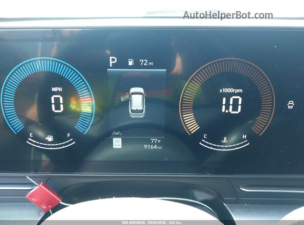 KM8HB3AB2SU258347 2025 HYUNDAI KONA Gray უკანა სავარძლების ხედი