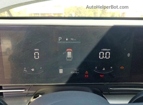 KM8HB3AB3SU200537 2025 HYUNDAI KONA Угольный Вид щитка приборов