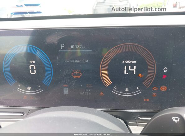 KM8HB3AB6RU149495 2024 HYUNDAI KONA Белый Вид задних сидений