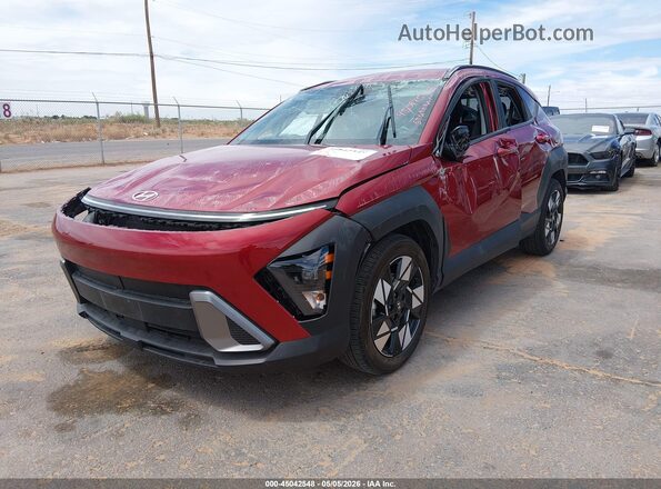KM8HB3ABXSU221997 2025 HYUNDAI KONA Красный Передняя левая четверть