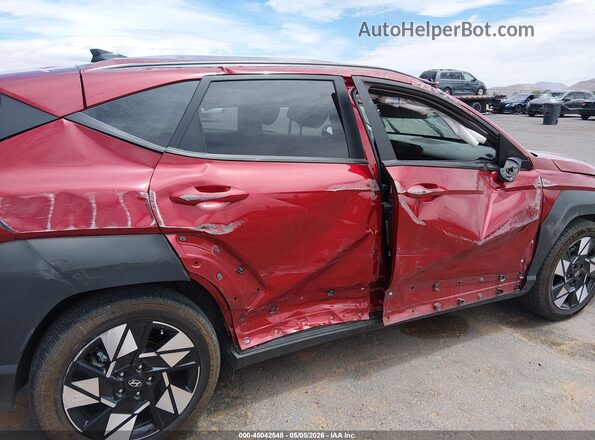 KM8HB3ABXSU221997 2025 HYUNDAI KONA Красный Вид задней части салона