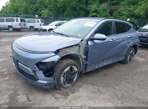 KM8HC3A60SU027754 2025 HYUNDAI KONA ELECTRIC Light Blue Front left