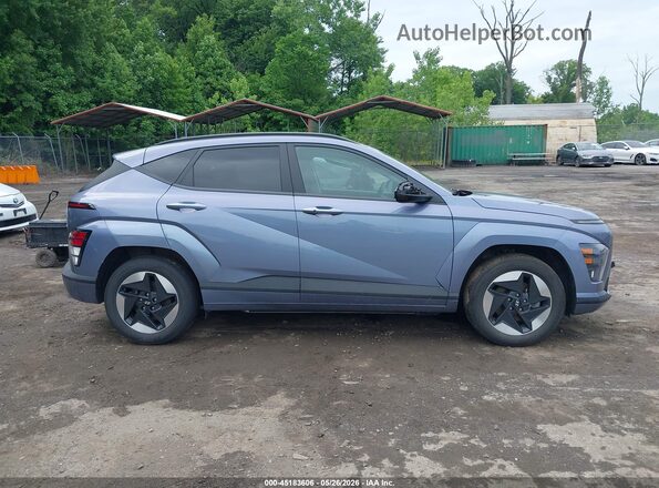 KM8HC3A60SU027754 2025 HYUNDAI KONA ELECTRIC Light Blue Rear interior view