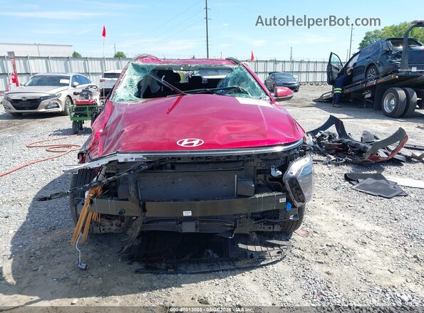 KM8HC3AB3SU204973 2025 HYUNDAI KONA Maroon უკანა სალონის ხედი