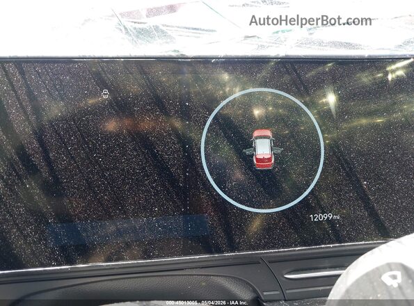 KM8HC3AB3SU204973 2025 HYUNDAI KONA Maroon უკანა სავარძლების ხედი