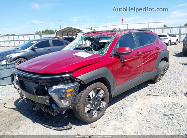 KM8HC3AB3SU204973 2025 HYUNDAI KONA Maroon წინა ხედი