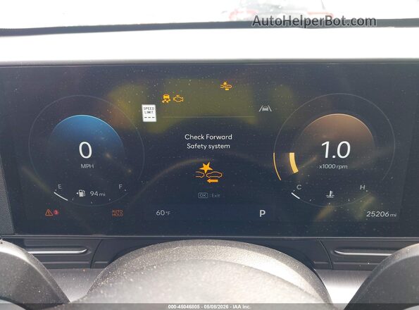 KM8HC3AB3SU288017 2025 HYUNDAI KONA Light Blue უკანა სავარძლების ხედი