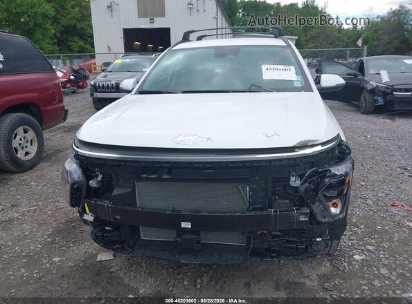 KM8HCCAB1RU146520 2024 HYUNDAI KONA White Widok zestawu wskaźników