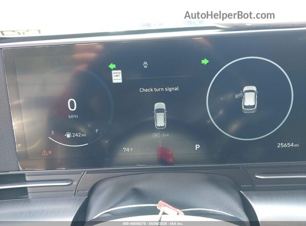 KM8HCCAB7RU062587 2024 HYUNDAI KONA Red უკანა სავარძლების ხედი