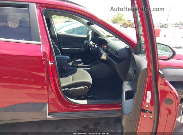 KM8HCCAB7RU062587 2024 HYUNDAI KONA Red წინა სალონის ხედი