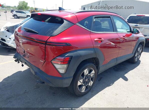 KM8HCCAB7RU062587 2024 HYUNDAI KONA Red უკანა მარჯვენა