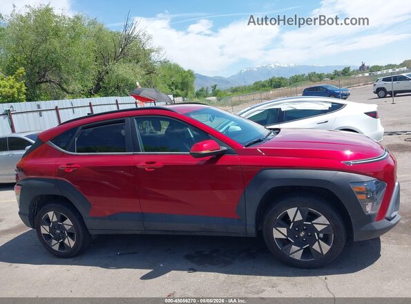 KM8HCCAB7RU062587 2024 HYUNDAI KONA Red უკანა სალონის ხედი