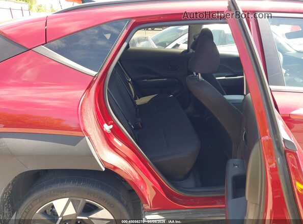 KM8HCCAB7RU062587 2024 HYUNDAI KONA Red VIN კოდის სტიკერის ხედი