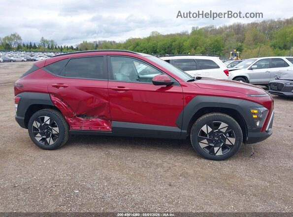 KM8HCCAB9RU124524 2024 HYUNDAI KONA Red Widok wnętrza z tyłu