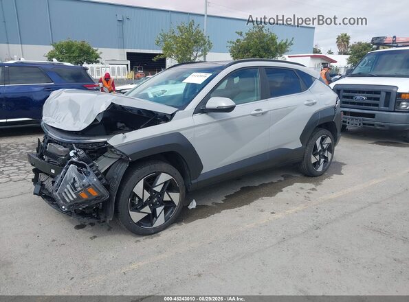 KM8HECA39RU024166 2024 HYUNDAI KONA Gray Передня ліва чверть