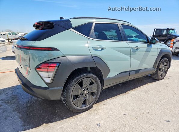 KM8HF3AB3TU386327 2026 HYUNDAI KONA Бирюзовый Задняя правая четверть