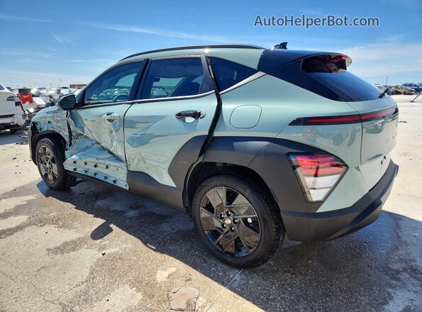 KM8HF3AB3TU386327 2026 HYUNDAI KONA Бирюзовый Задняя левая четверть