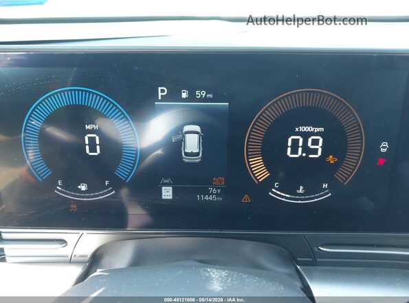 KM8HF3AB3TU403241 2026 HYUNDAI KONA White Вид задніх сидінь