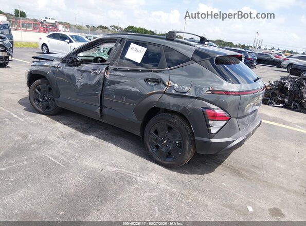 KM8HF3ABXTU424264 2026 HYUNDAI KONA Gray Rear left