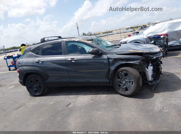KM8HF3ABXTU424264 2026 HYUNDAI KONA Gray Rear interior view