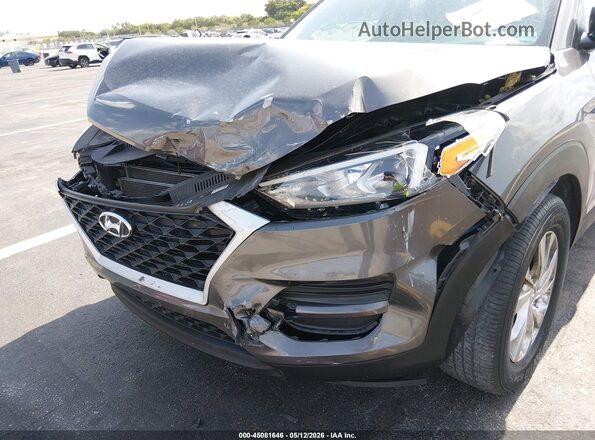 KM8J23A40LU129446 2020 HYUNDAI TUCSON Gray Front view