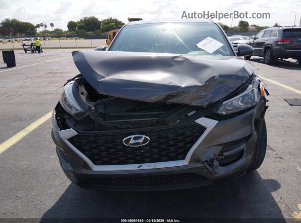 KM8J23A40LU129446 2020 HYUNDAI TUCSON Gray Instrument cluster view