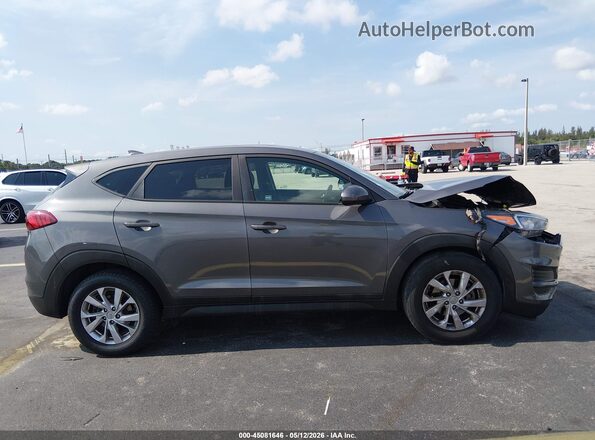 KM8J23A40LU129446 2020 HYUNDAI TUCSON Gray Rear interior view