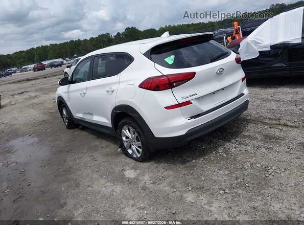 KM8J23A40MU339014 2021 HYUNDAI TUCSON Белый Задняя левая четверть