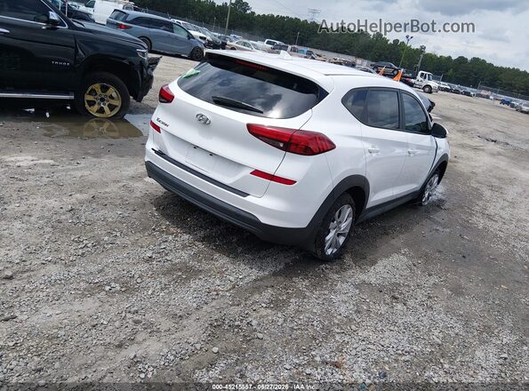 KM8J23A40MU339014 2021 HYUNDAI TUCSON Белый Задняя правая четверть
