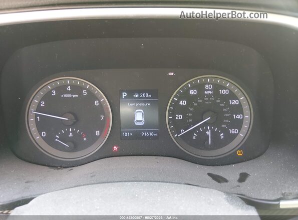 KM8J23A41KU939358 2019 HYUNDAI TUCSON Red Vista de los asientos traseros