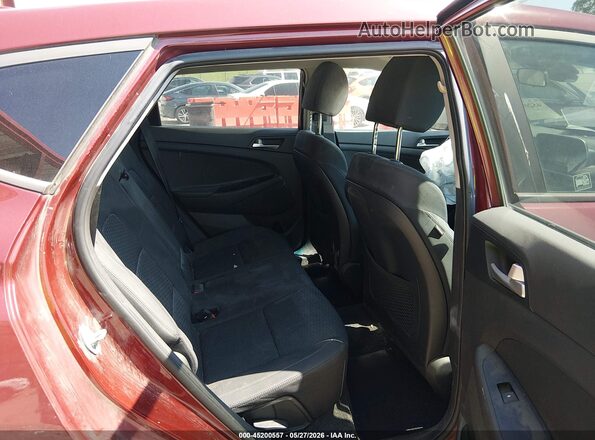 KM8J23A41KU939358 2019 HYUNDAI TUCSON Red Vista de la etiqueta del VIN