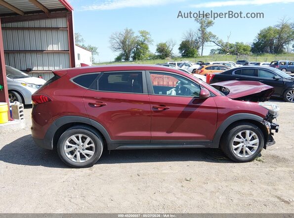 KM8J23A41KU939358 2019 HYUNDAI TUCSON Red Vista interior trasera