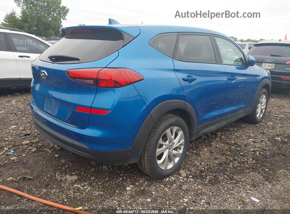 KM8J23A44KU845751 2019 HYUNDAI TUCSON Blue Задня права чверть