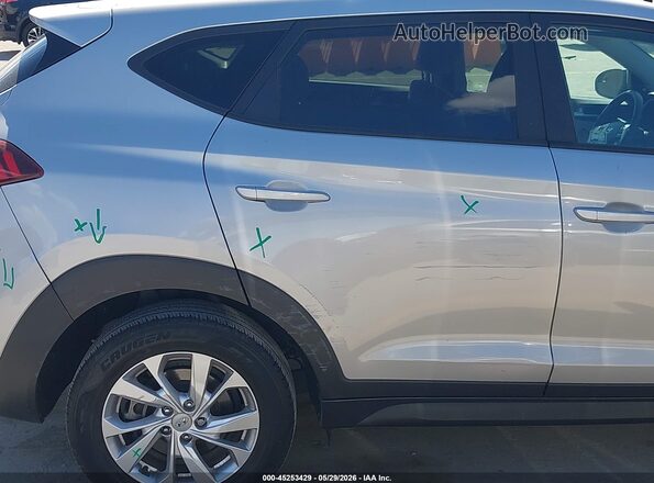 KM8J23A48MU336703 2021 HYUNDAI TUCSON Silver წინა ხედი
