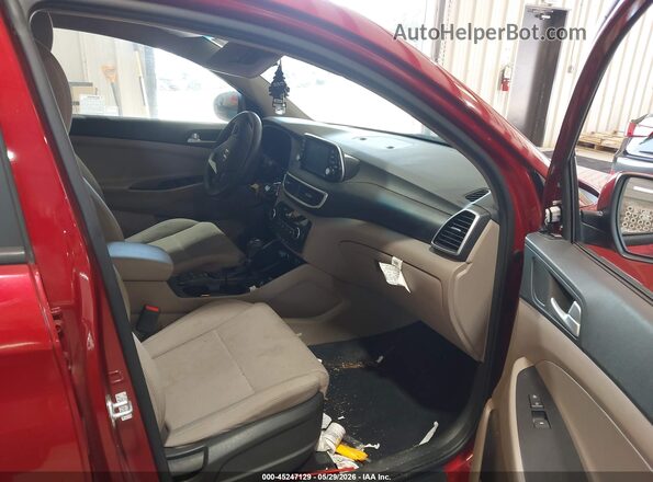 KM8J23A4XMU403835 2021 HYUNDAI TUCSON Burgundy Vista interior delantera