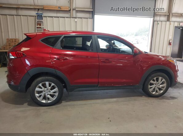 KM8J23A4XMU403835 2021 HYUNDAI TUCSON Burgundy Vista del cuadro de instrumentos