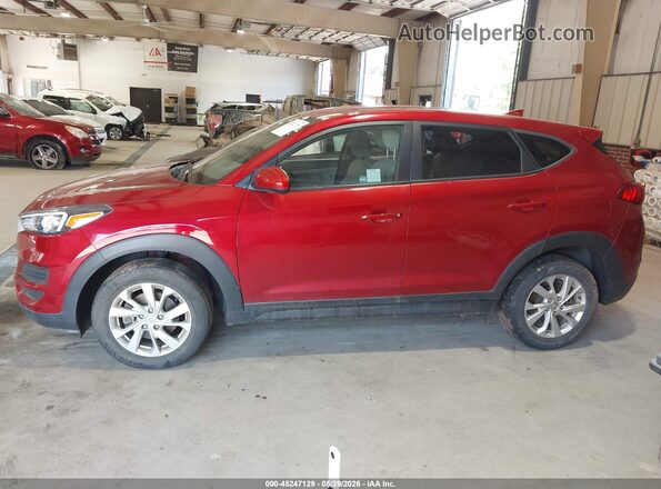 KM8J23A4XMU403835 2021 HYUNDAI TUCSON Burgundy Vista interior trasera