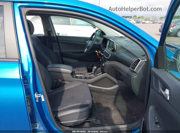 KM8J2CA43MU288186 2021 HYUNDAI TUCSON Blue Widok wnętrza z przodu