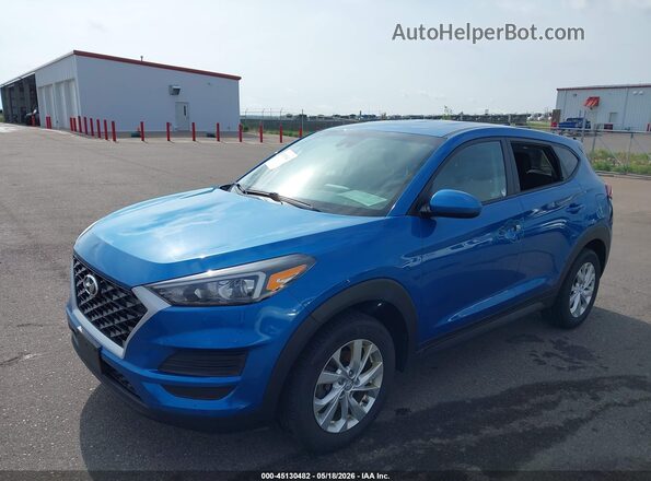 KM8J2CA43MU288186 2021 HYUNDAI TUCSON Blue Przód lewy
