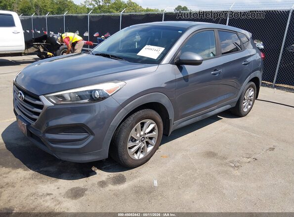 KM8J2CA44JU700899 2018 HYUNDAI TUCSON Blue Vista tres cuartos delantera izquierda
