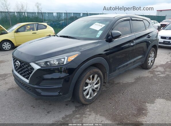 KM8J2CA44KU014802 2019 HYUNDAI TUCSON Black Vista tres cuartos delantera izquierda