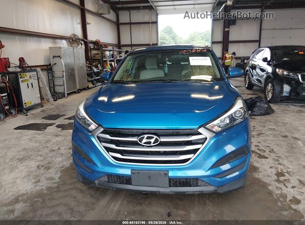 KM8J2CA46JU792744 2018 HYUNDAI TUCSON Blue Vista del cuadro de instrumentos