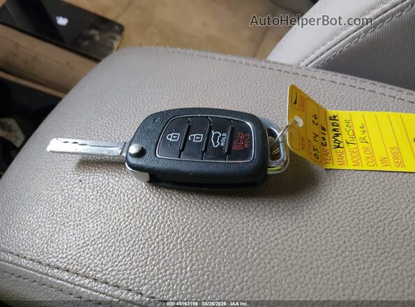 KM8J2CA46JU792744 2018 HYUNDAI TUCSON Blue Vista del salpicadero