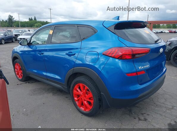 KM8J2CA46LU172673 2020 HYUNDAI TUCSON Синий Задняя левая четверть