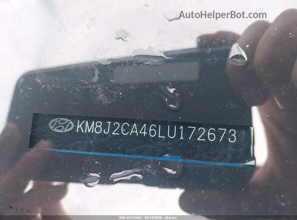 KM8J2CA46LU172673 2020 HYUNDAI TUCSON Синий Вид подкапотного пространства
